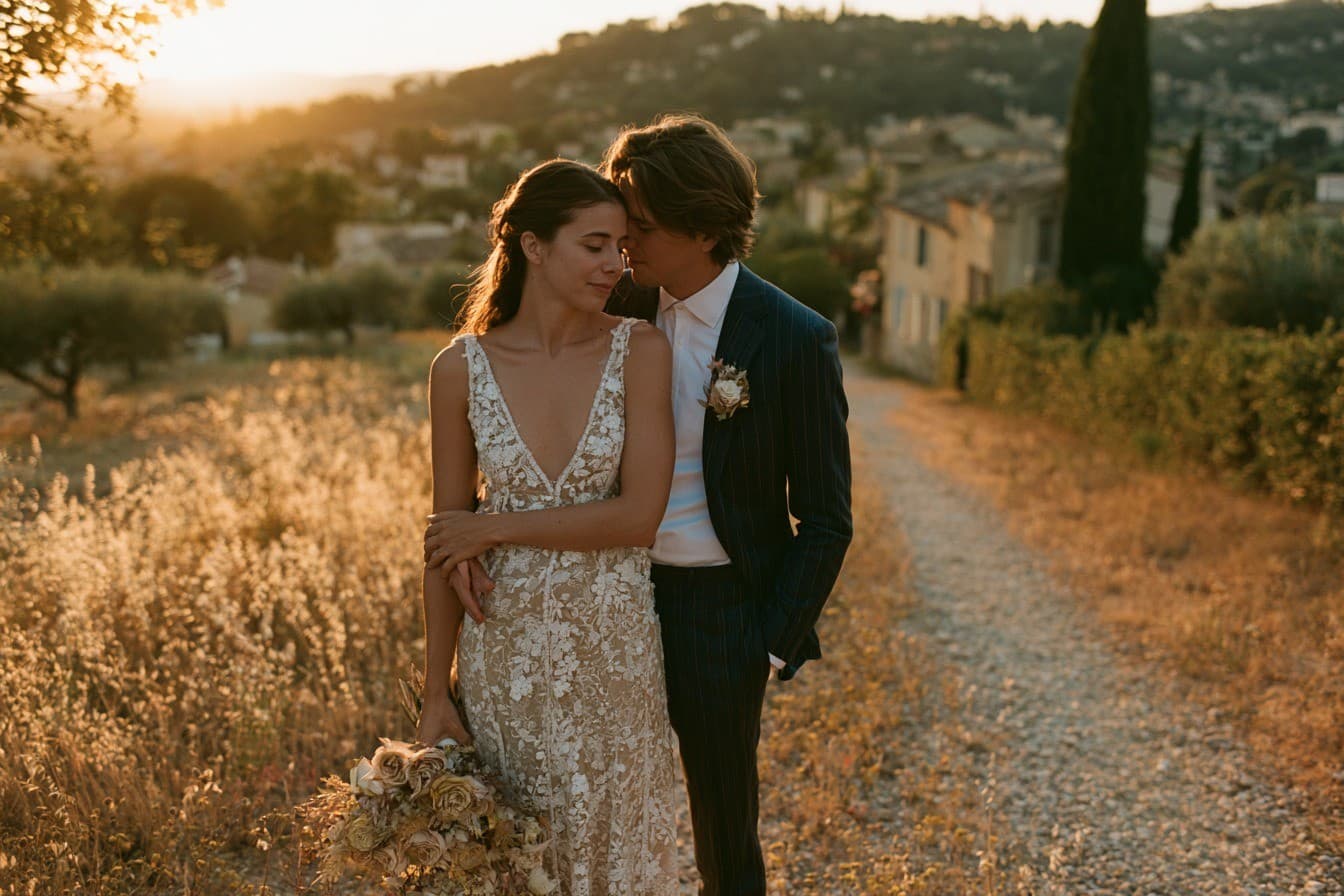 Aperçu du site de mariage d'Alex et Louise créé avec Marryslate